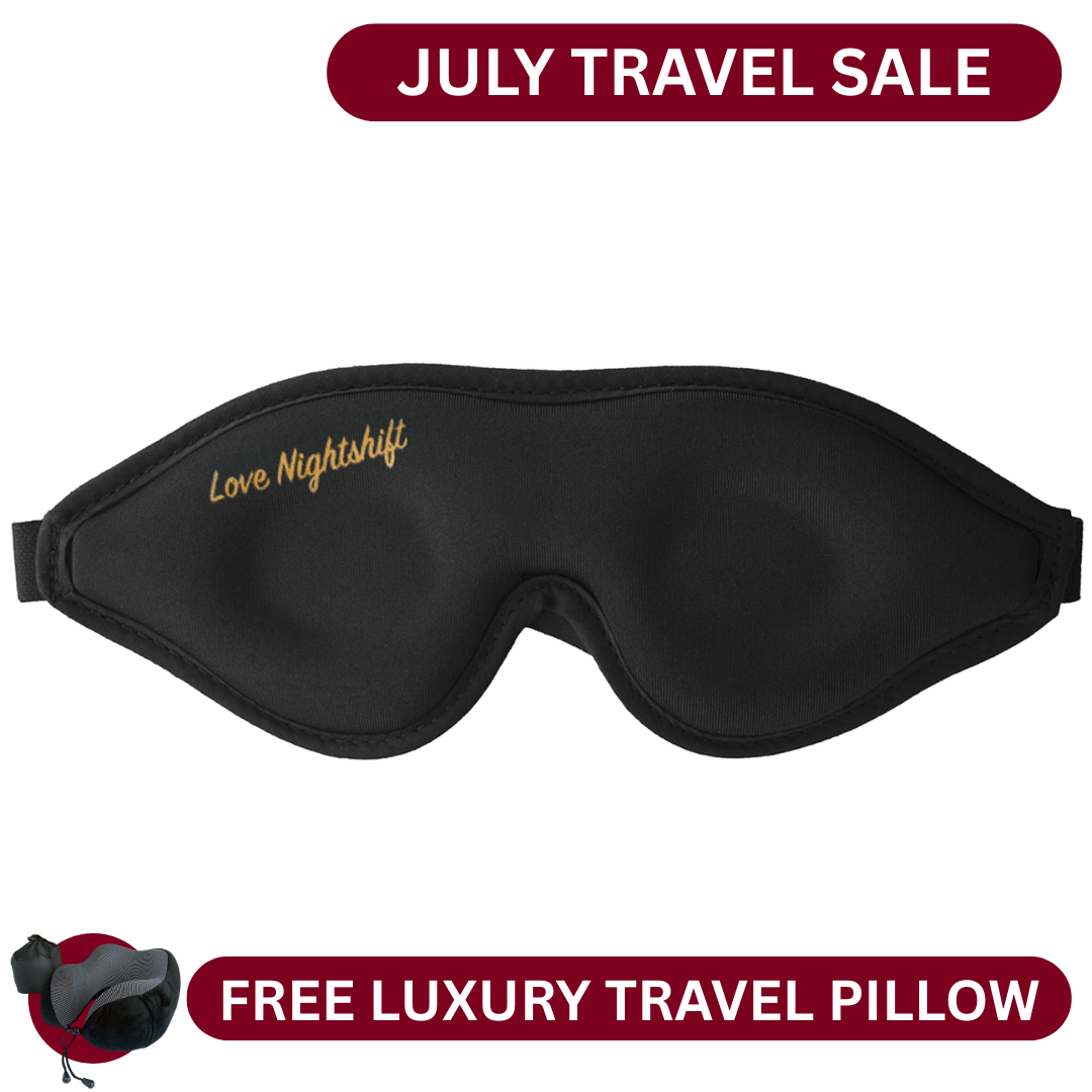 Luxury Sleep Mask + FREE Travel Pillow