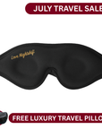 Luxury Sleep Mask + FREE Travel Pillow