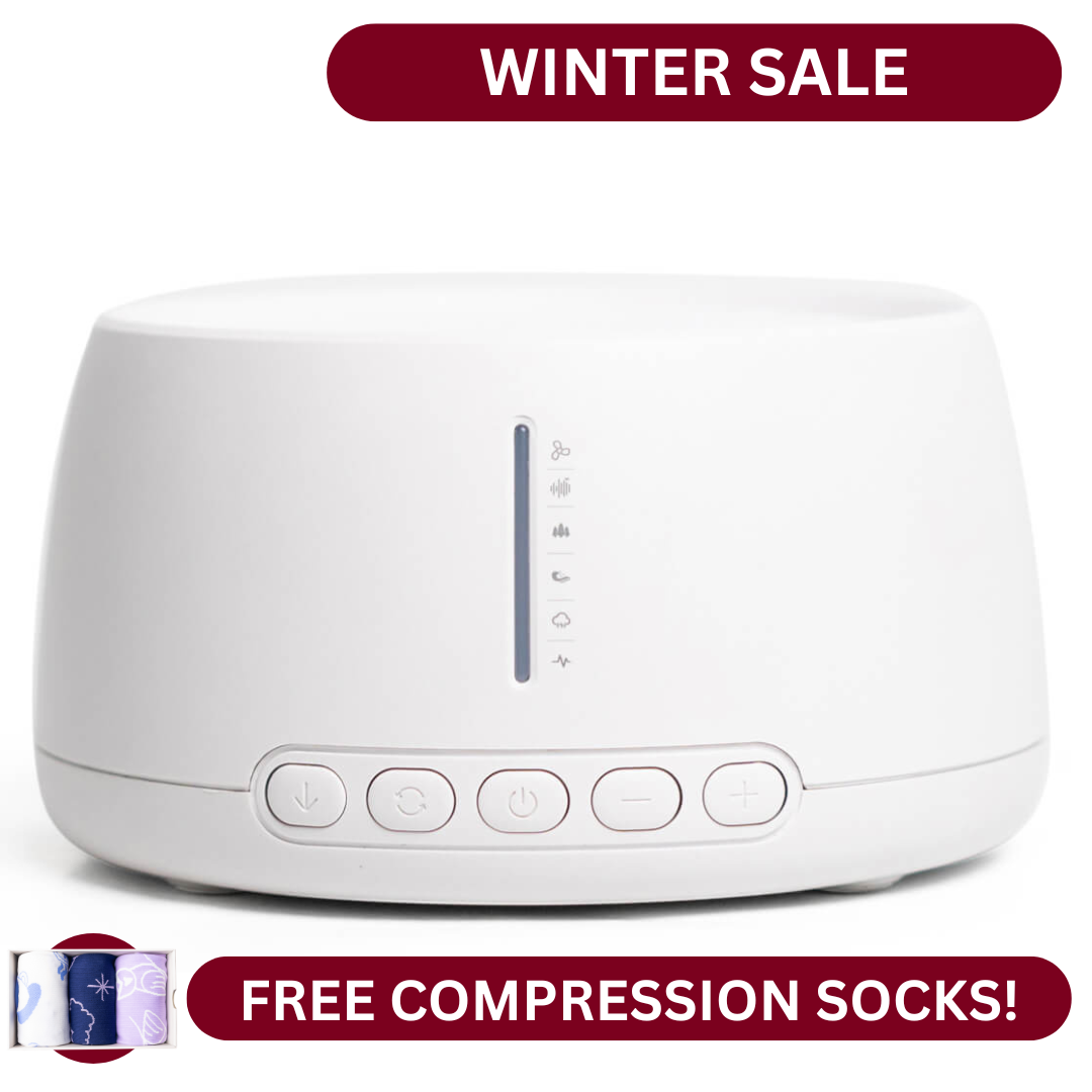 Sleep White Noise Machine + FREE Compression Socks