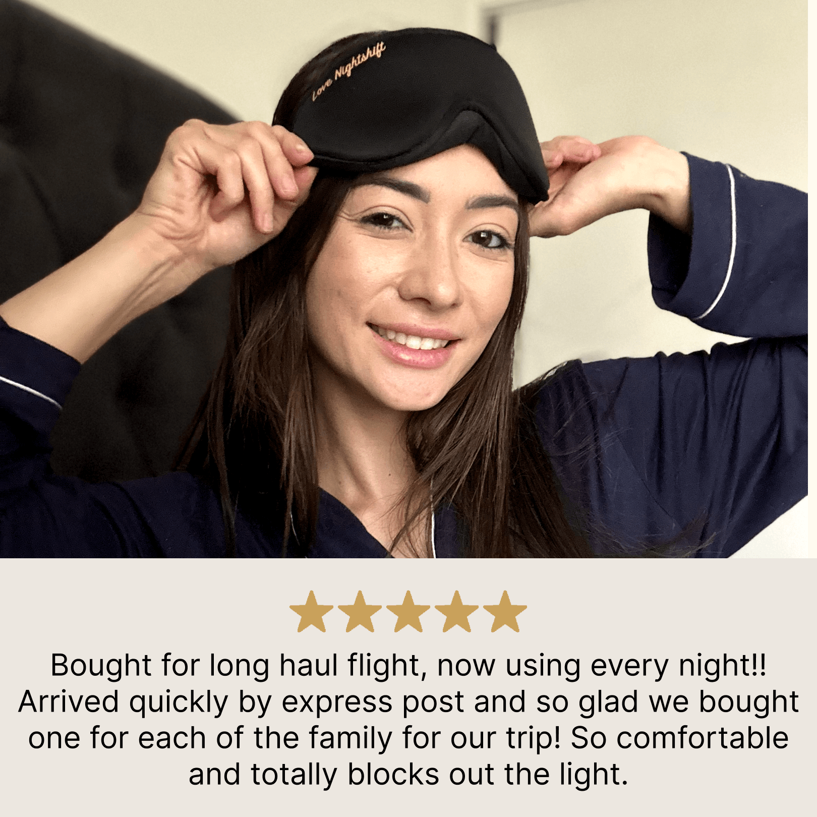 Luxury Sleep Mask for Travel