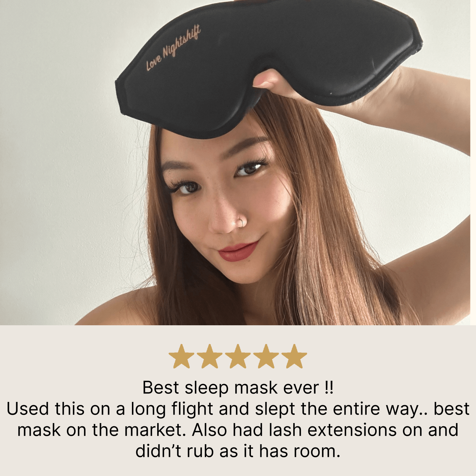Luxury Sleep Mask for Travel