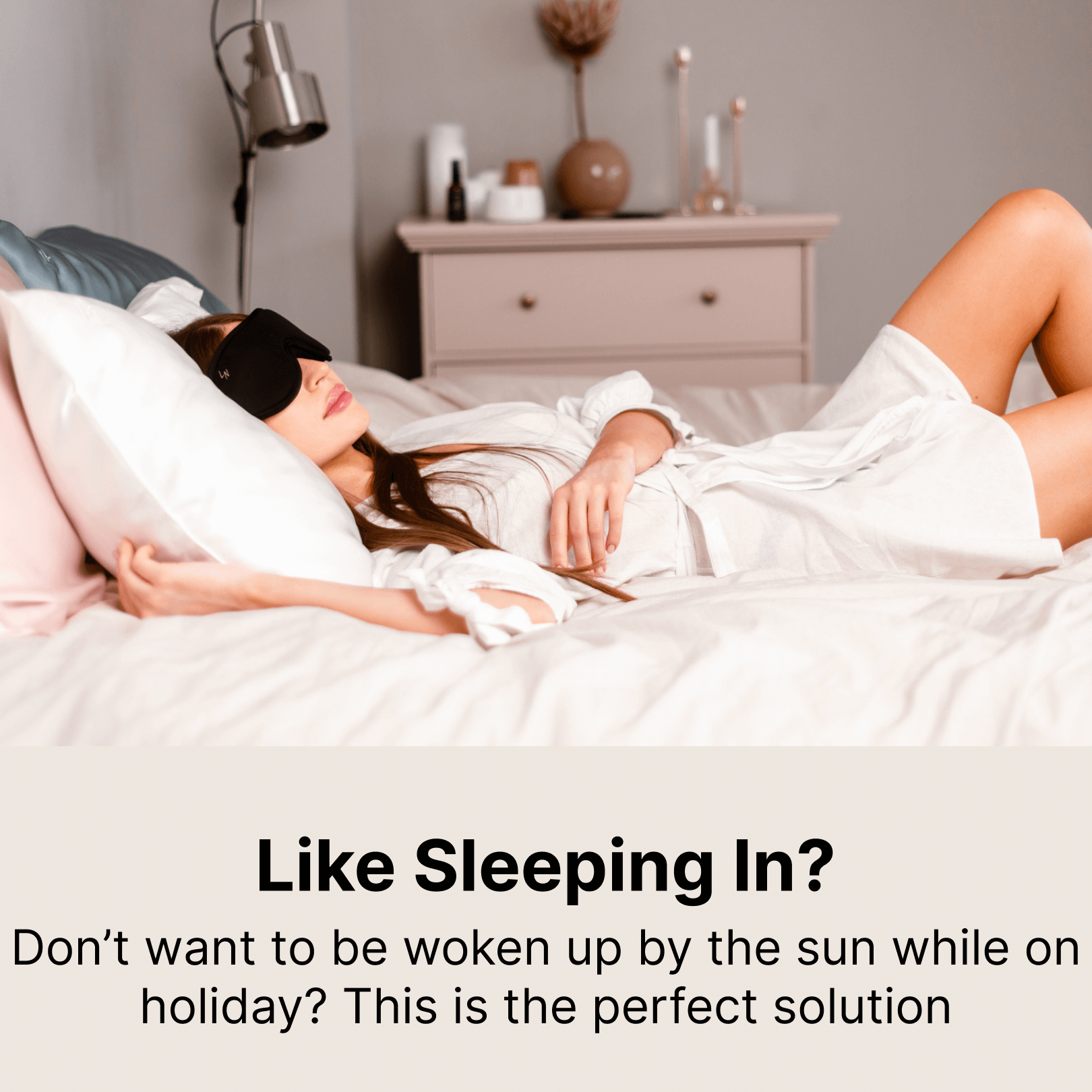 Luxury Sleep Mask for Travel