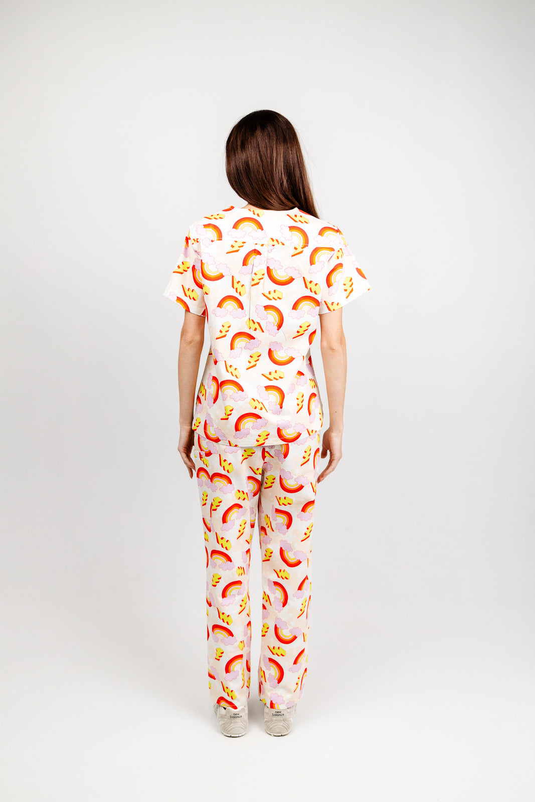 Electric Rainbow Scrub Set