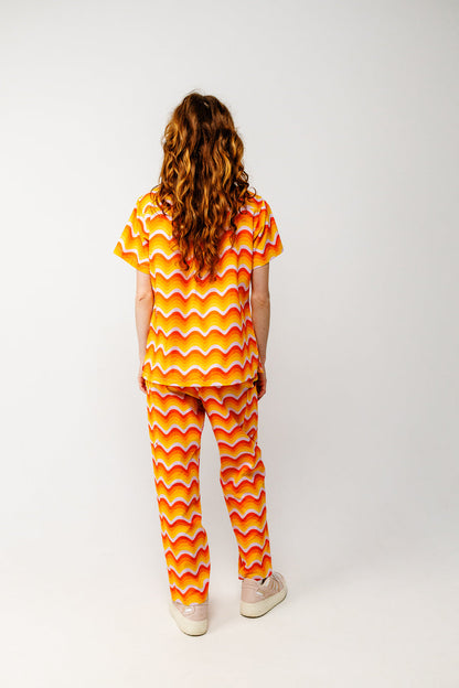 Orange Sunrise Scrub Set