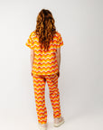 Orange Sunrise Scrub Set
