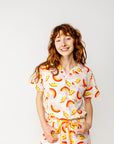Electric Rainbow Scrub Set