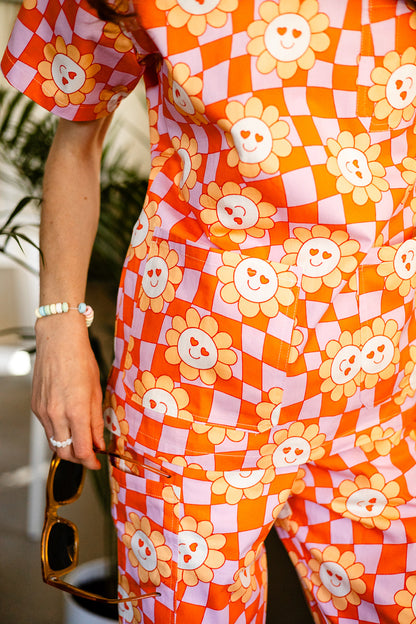 Flower Power Scrub Set