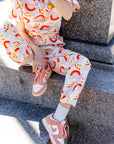 Electric Rainbow Scrub Set