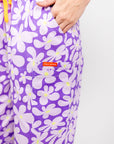 Purple Petals Scrub Set