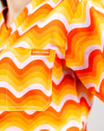 Orange Sunrise Scrub Set