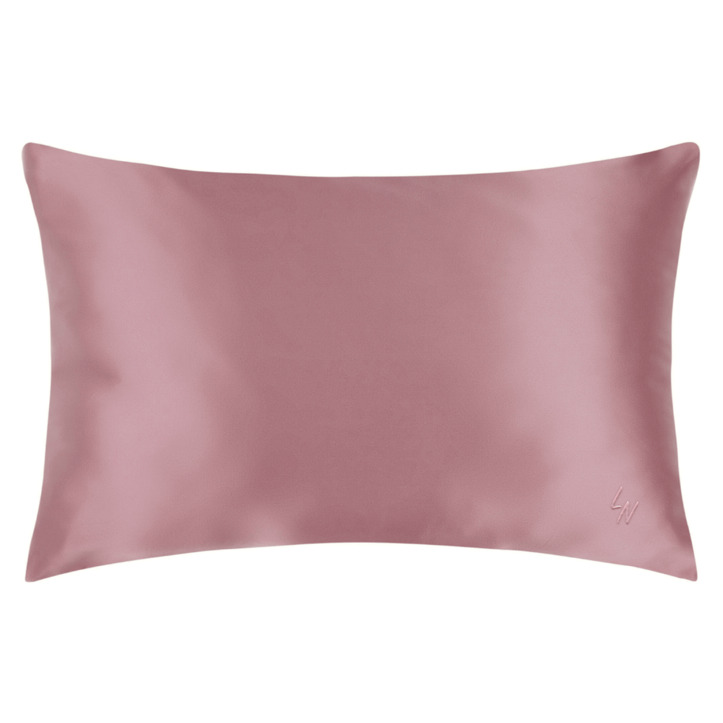 Pink-silk-pillowcase