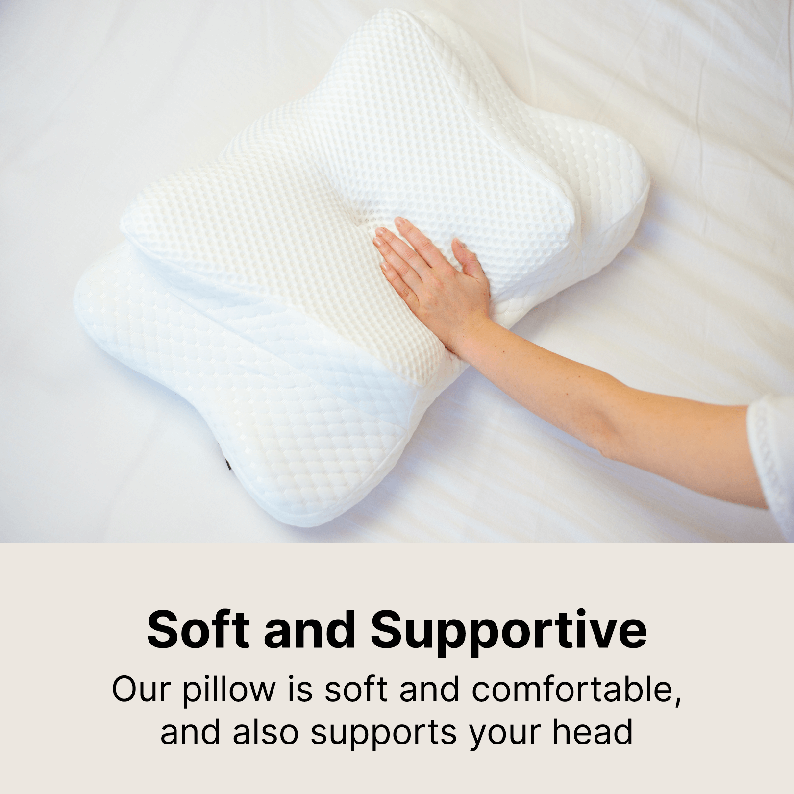 Ergonomic Butterfly Pillow