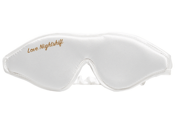 Luxury Silk Sleep Mask - White