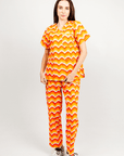 Orange Sunrise Scrub Set