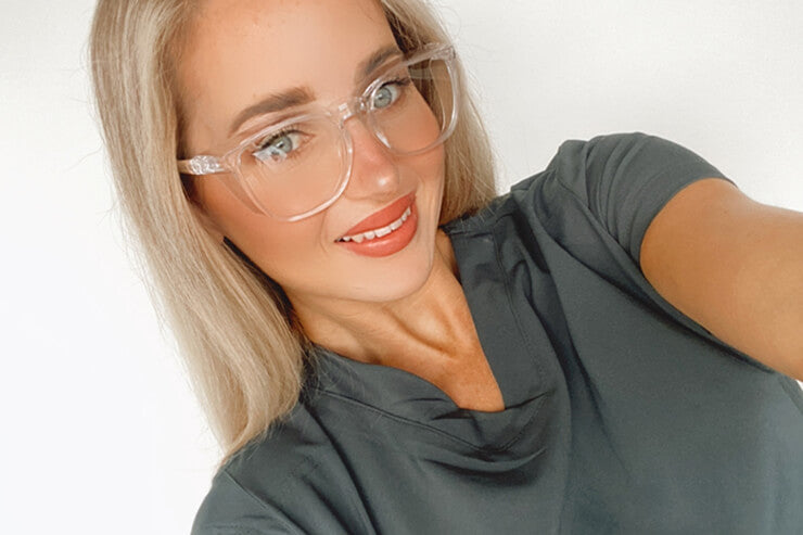 Anti-Fog Blue-Light Blocking Protective Glasses