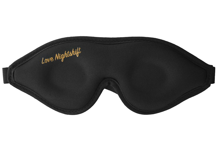 Silk Sleeping Mask - Black, Luxury and Comfort