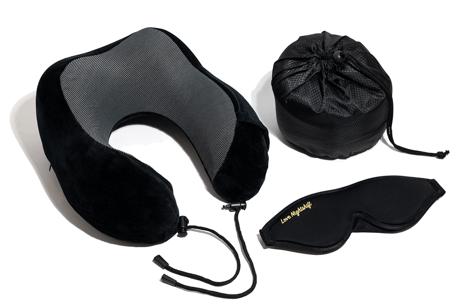 Luxury Sleep Mask and Travel Pillow